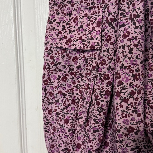 Anthropologie Purple Patterned Joggers - Picture 9 of 12